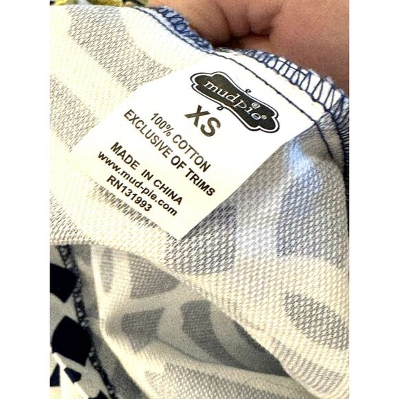 Gorgeous Mud Pie Short Sleeve Shift Dress w/ Gold Embellishment Sz XS EUC preppy - Picture 5 of 8